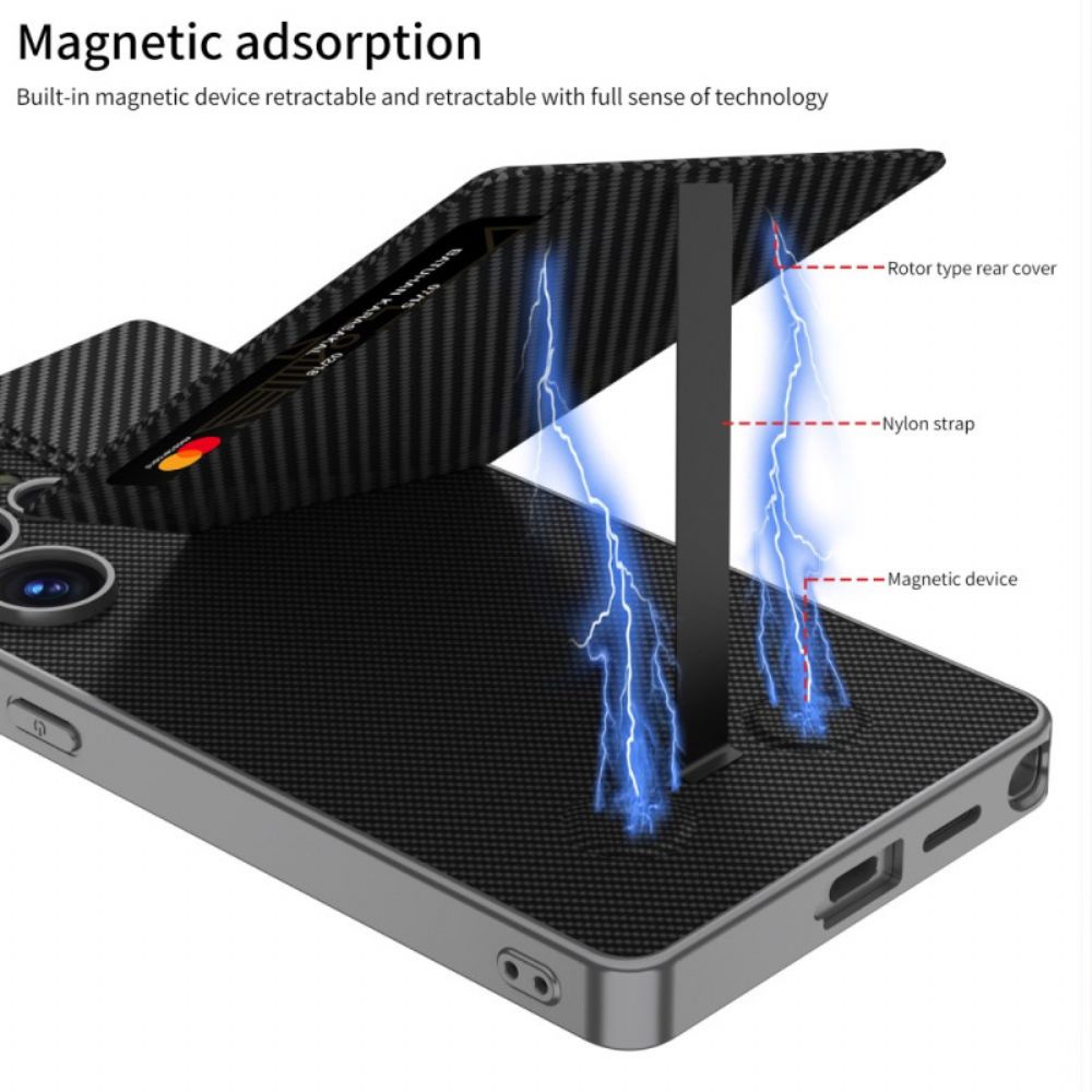 Hoesje Voor Samsung Galaxy S25 Ultra 5g Gkk Kaarthouder En Standaard