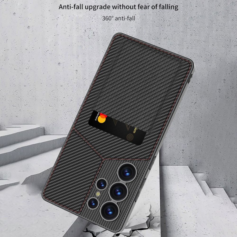 Hoesje Voor Samsung Galaxy S25 Ultra 5g Gkk Kaarthouder En Standaard