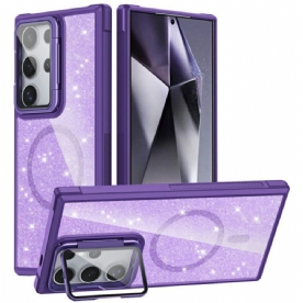 Hoesje Voor Samsung Galaxy S25 Ultra 5g Glitter Met Ingebouwde Standaard