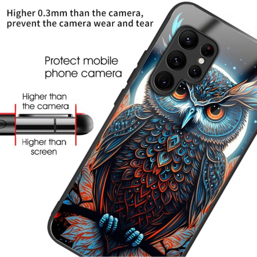 Hoesje Voor Samsung Galaxy S25 Ultra 5g Kleurrijke Uil