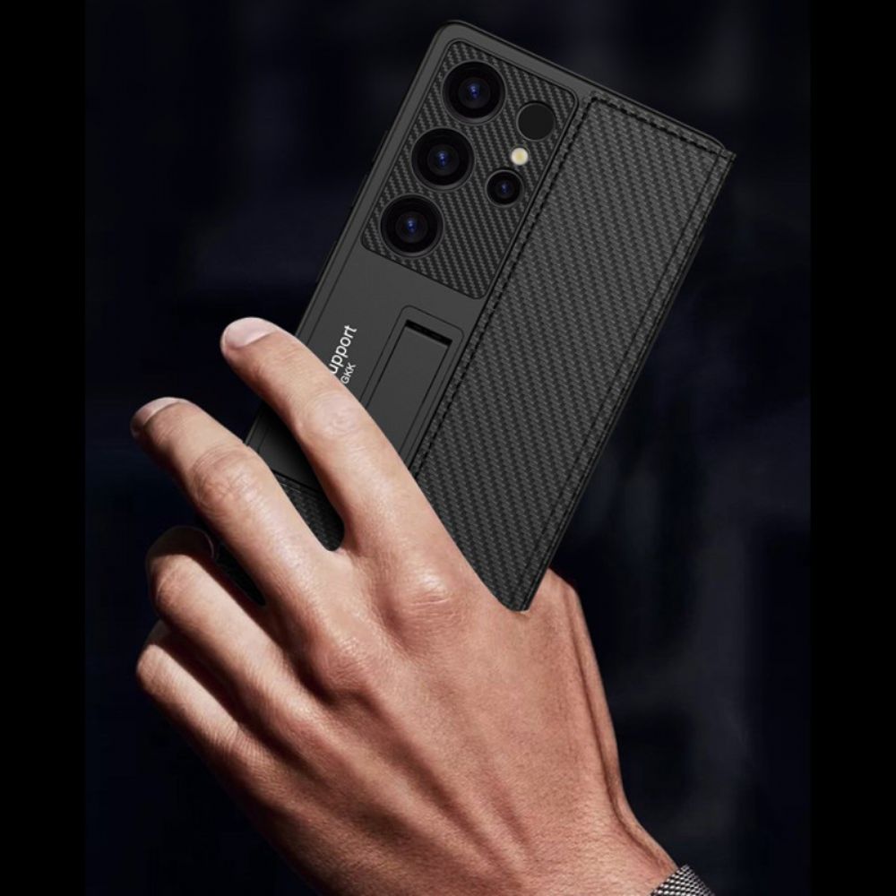 Hoesje Voor Samsung Galaxy S25 Ultra 5g Met Gkk-kaarthouder En -standaard