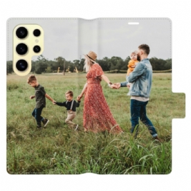 Leren Hoesje Samsung Galaxy S25 Ultra 5g Creatief Bescherming Hoesje