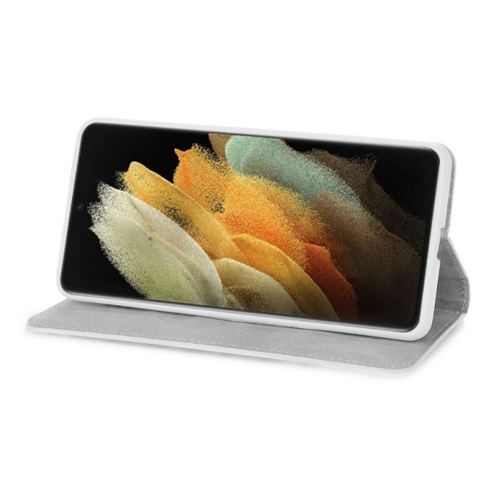 Leren Hoesje Voor Samsung Galaxy S25 Ultra 5g Portemonnee Met Pailletten