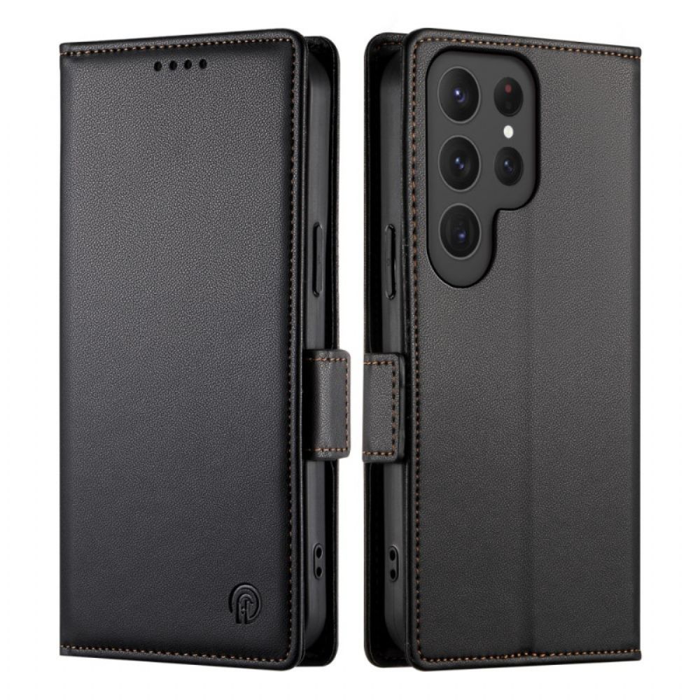 Leren Hoesje Voor Samsung Galaxy S25 Ultra 5g Slank