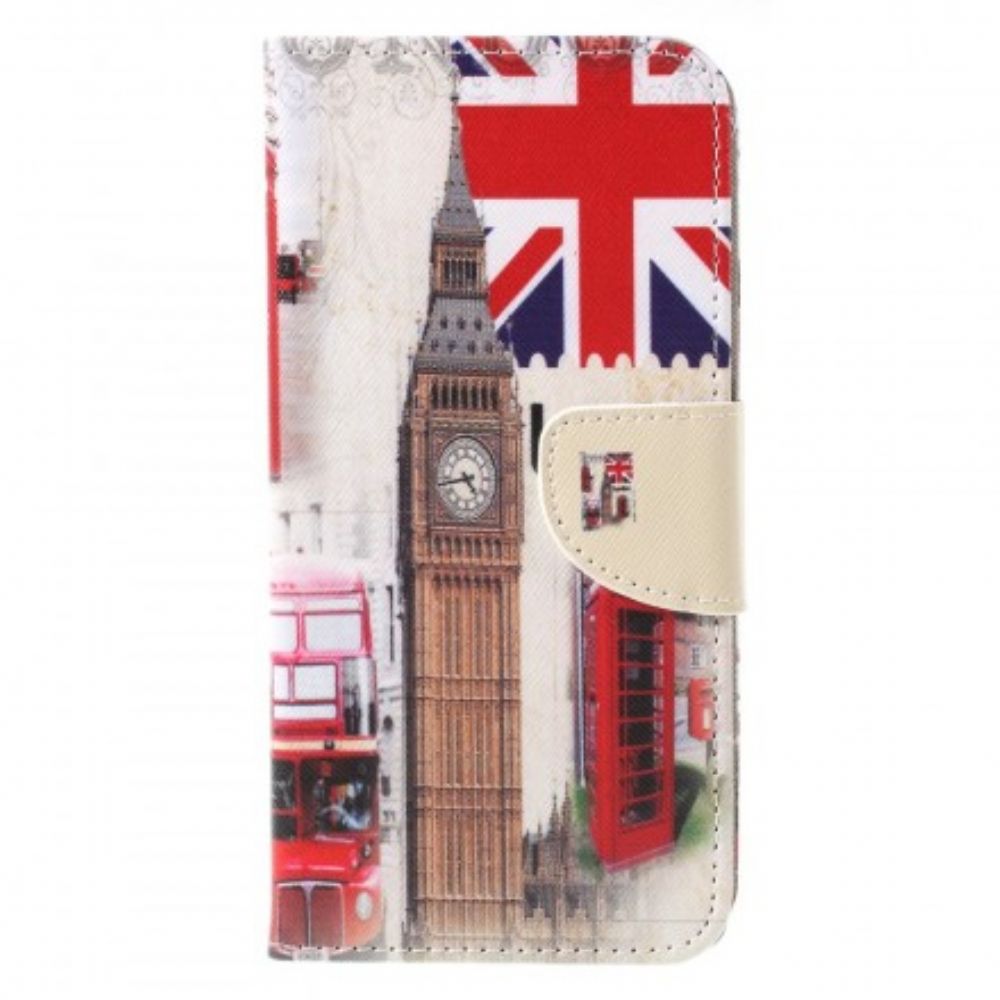 Flip Case voor Sony Xperia 10 Londen Leven