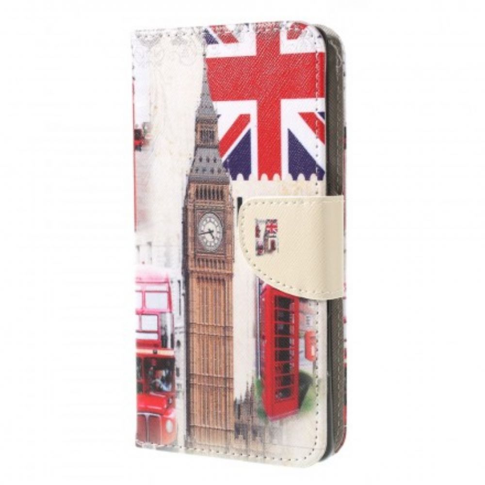 Flip Case voor Sony Xperia 10 Londen Leven