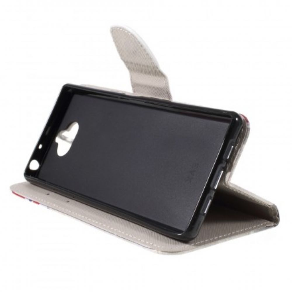 Flip Case voor Sony Xperia 10 Londen Leven
