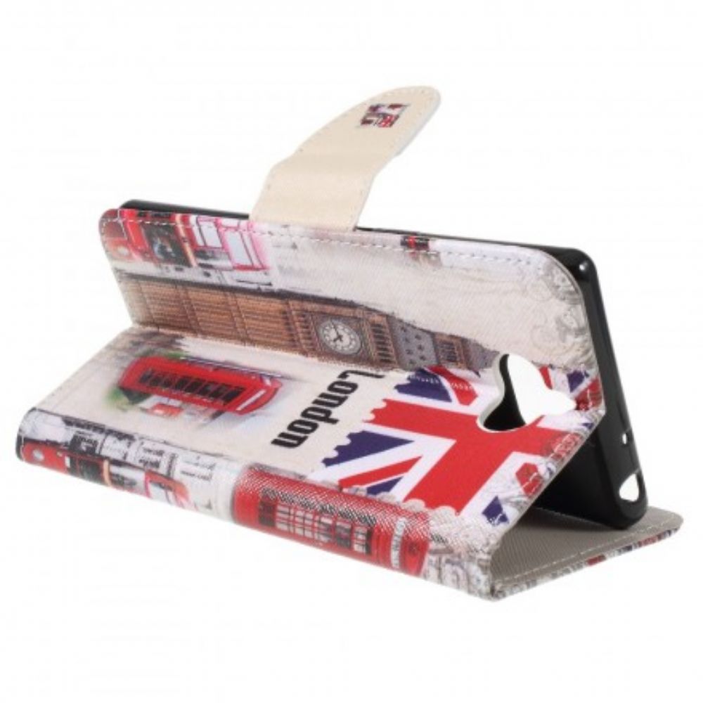 Flip Case voor Sony Xperia 10 Londen Leven