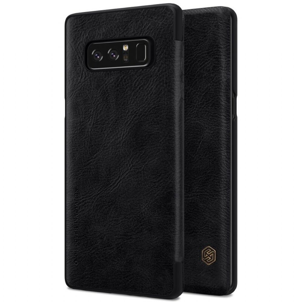 Bescherming Hoesje voor Samsung Galaxy Note 8 Folio-hoesje Nillkin Qin-serie