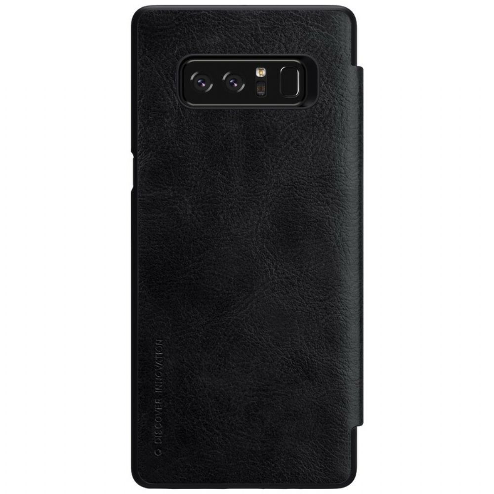 Bescherming Hoesje voor Samsung Galaxy Note 8 Folio-hoesje Nillkin Qin-serie