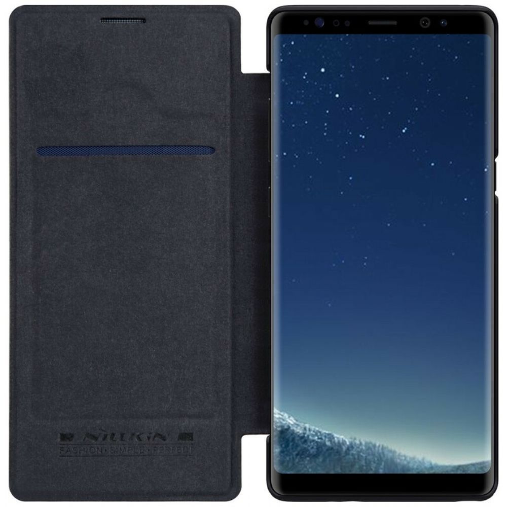 Bescherming Hoesje voor Samsung Galaxy Note 8 Folio-hoesje Nillkin Qin-serie