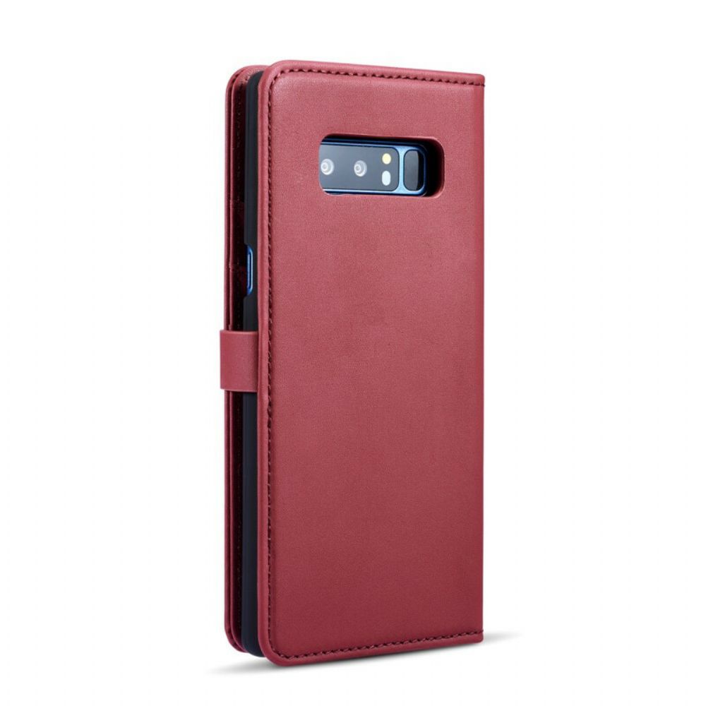 Hoesje Folio-hoesje voor Samsung Galaxy Note 8 Dg. Ming Afneembaar