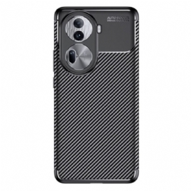 Case Hoesje Oppo Reno 11 5g Telefoonhoesje Flexibele Koolstofvezel
