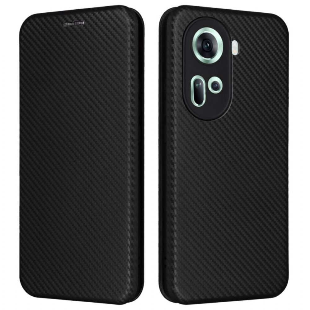 Folio-hoesje Voor Oppo Reno 11 5g Koolstofvezel