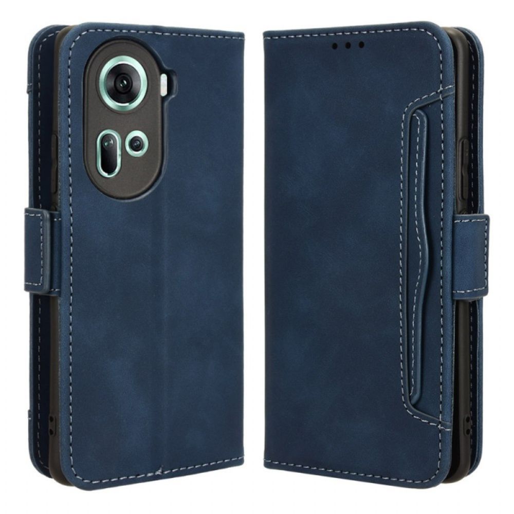 Leren Hoesje Oppo Reno 11 5g Multikaart Bescherming Hoesje
