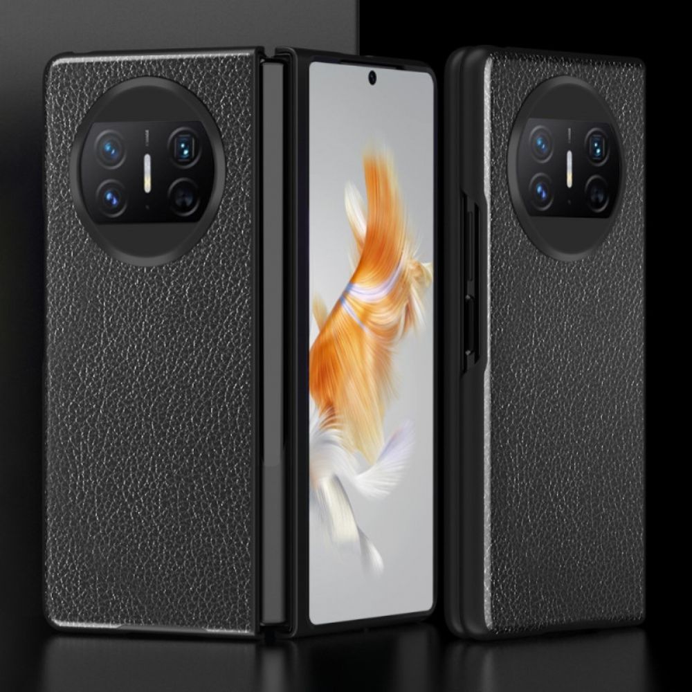 Hoesje Huawei Mate X3 Lychee Leerstijl