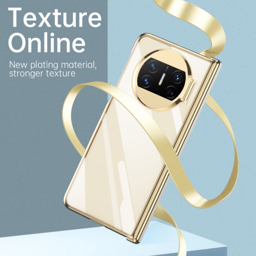 Hoesje Huawei Mate X3 Met Ring En Schermbeschermer Bescherming Hoesje