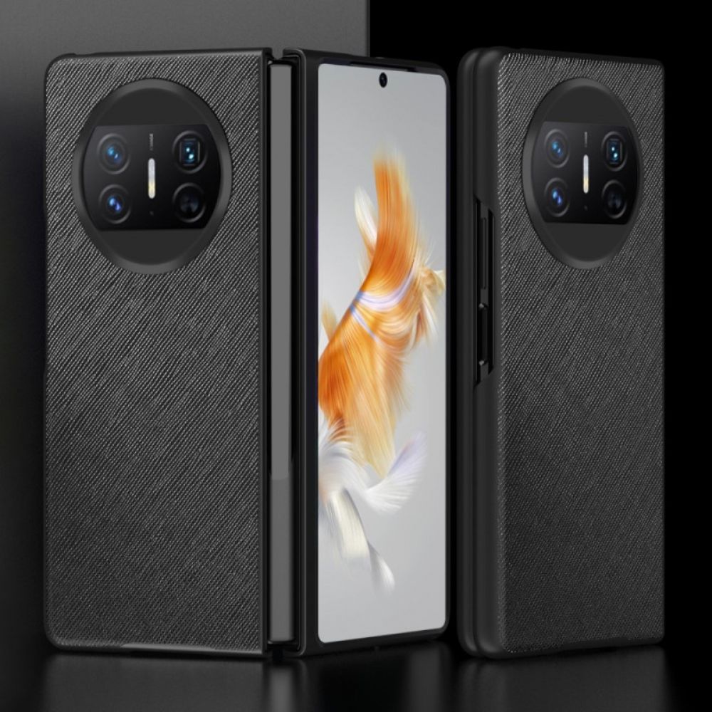 Hoesje Voor Huawei Mate X3 Geweven Textuur