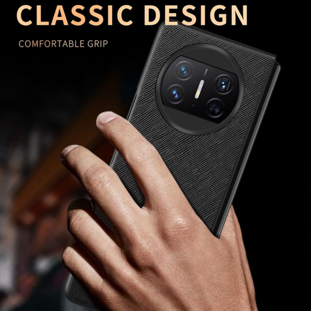 Hoesje Voor Huawei Mate X3 Geweven Textuur