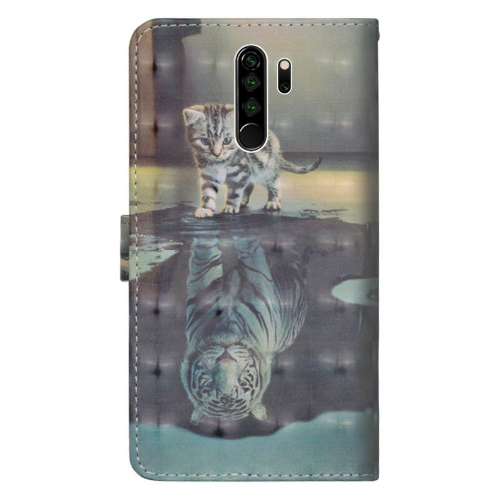 Folio-hoesje voor Xiaomi Redmi Note 8 Pro Ernest De Tijger