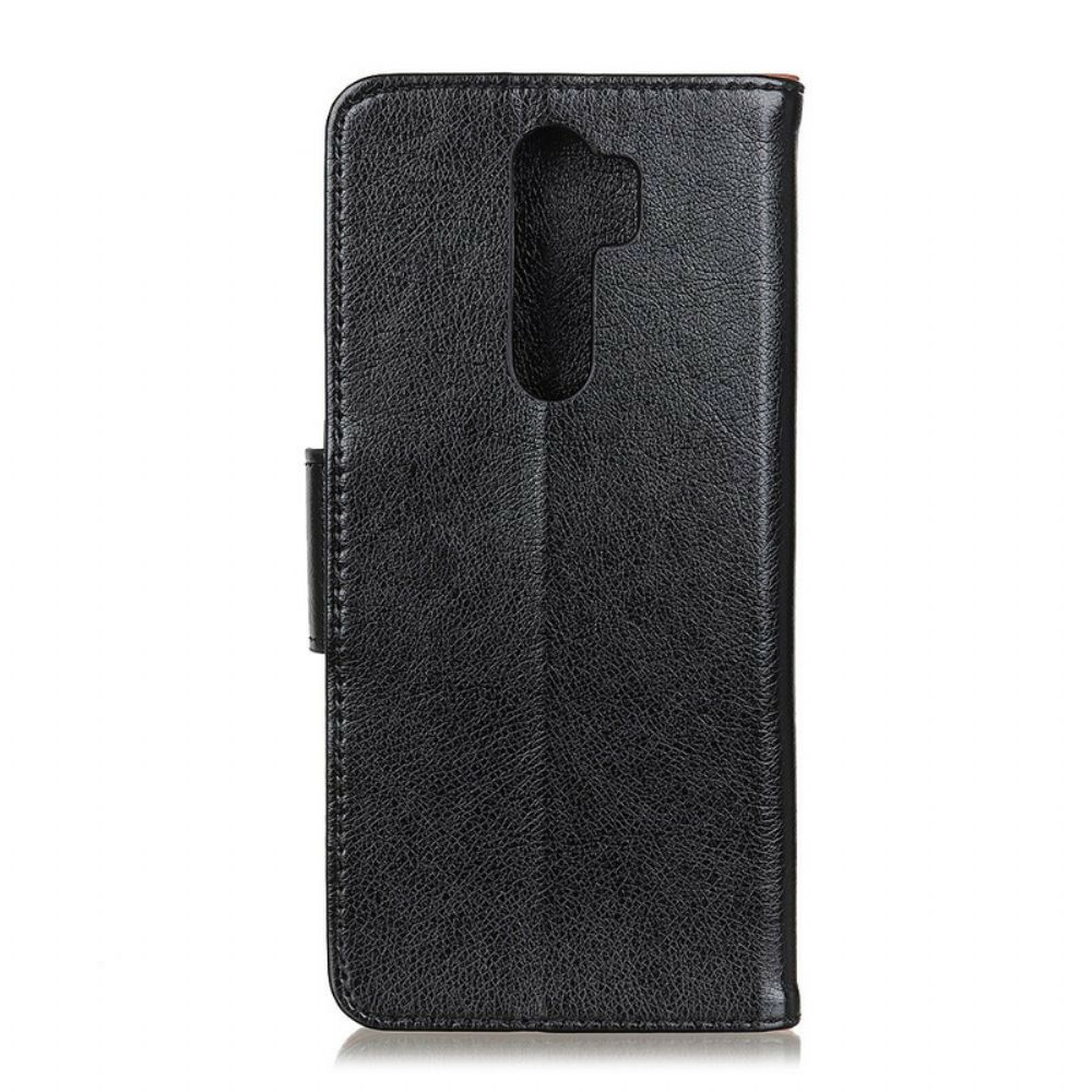 Folio-hoesje voor Xiaomi Redmi Note 8 Pro Gesplitst Nappaleer