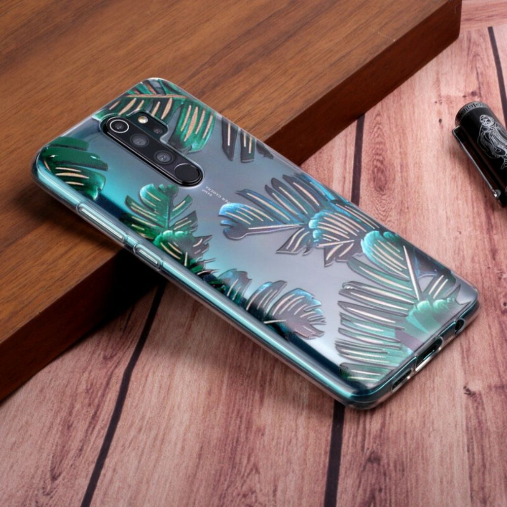 Hoesje voor Xiaomi Redmi Note 8 Pro Groene Bladeren