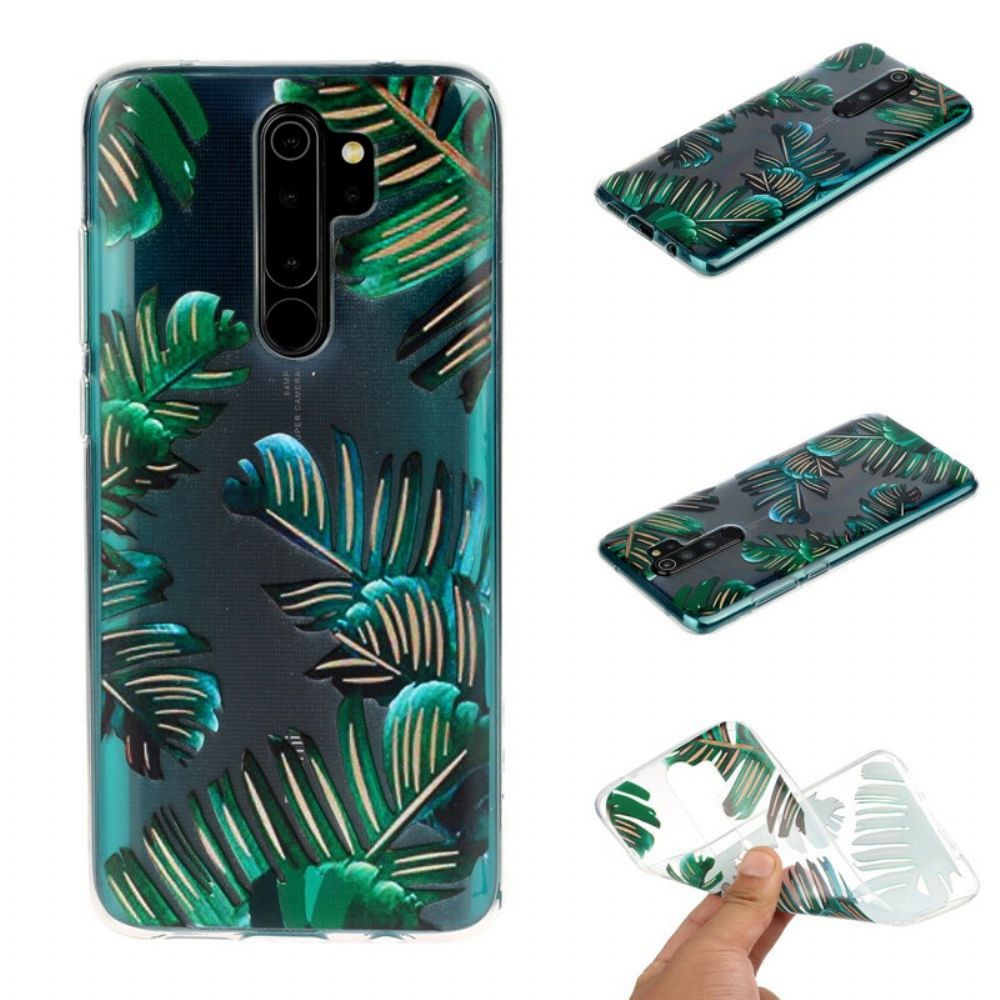Hoesje voor Xiaomi Redmi Note 8 Pro Groene Bladeren