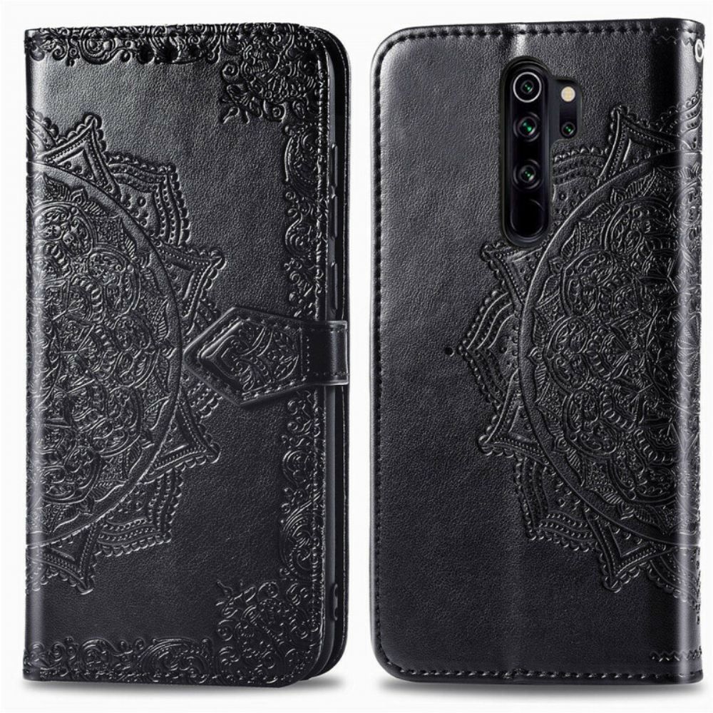 Leren Hoesje voor Xiaomi Redmi Note 8 Pro Mandala Van Middelbare Leeftijd