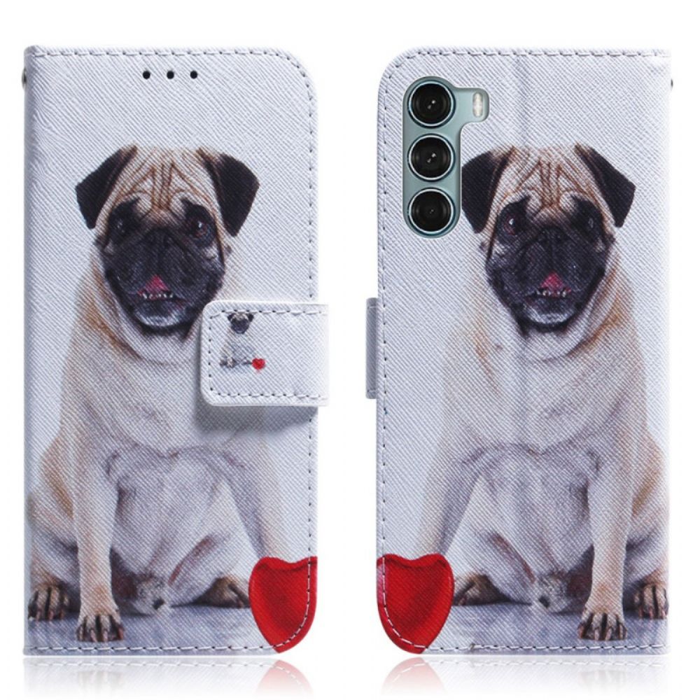 Flip Case voor Moto G200 5G Mopshond