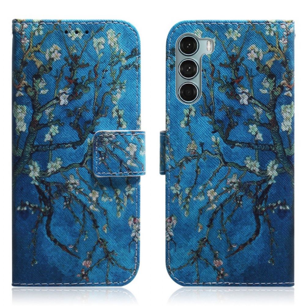 Folio-hoesje voor Moto G200 5G Bloeiende Boomtak