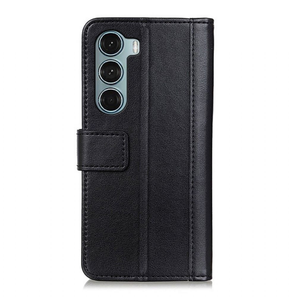 Folio-hoesje voor Moto G200 5G Gesplitste Leerkleurige Versie