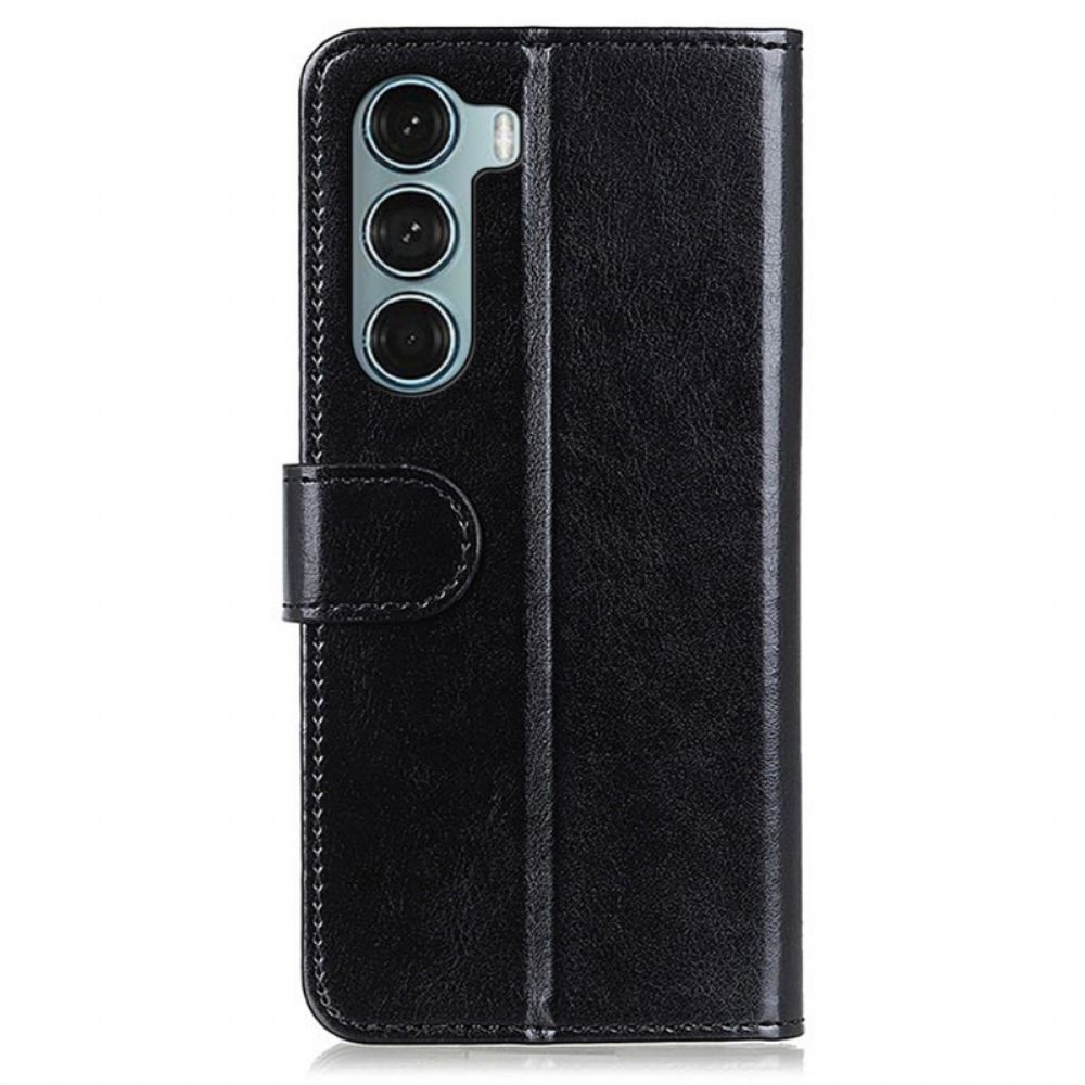 Leren Hoesje voor Moto G200 5G Ijzige Khazneh