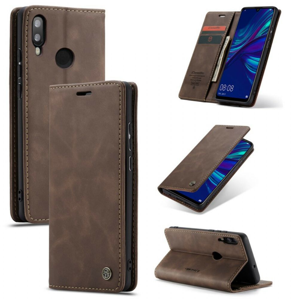 Bescherming Hoesje voor Huawei P Smart 2019 / Honor 10 Lite Folio-hoesje Caseme Kunstleer