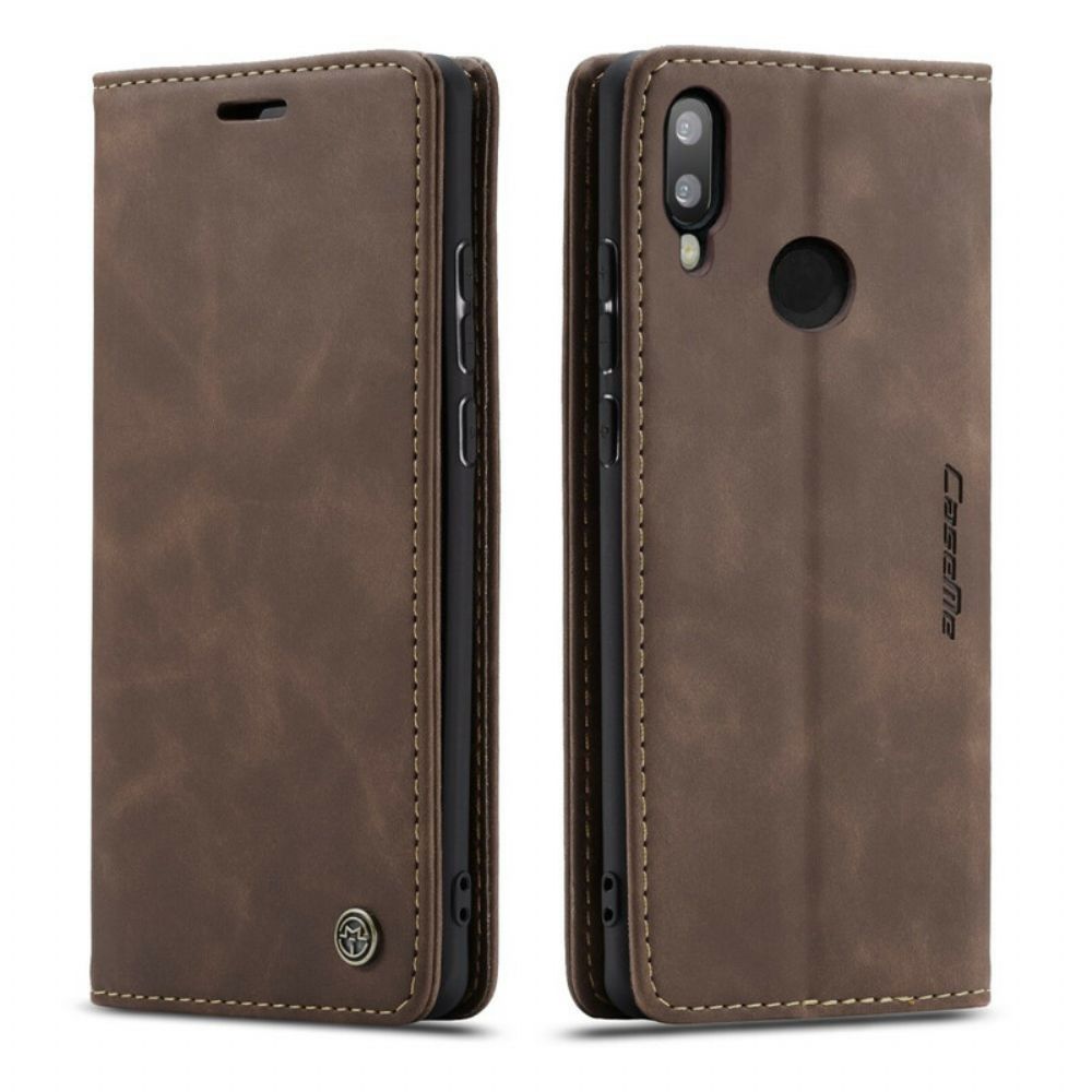 Bescherming Hoesje voor Huawei P Smart 2019 / Honor 10 Lite Folio-hoesje Caseme Kunstleer