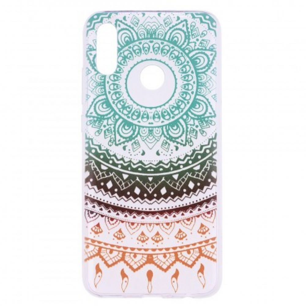Telefoonhoesje voor Huawei P Smart 2019 / Honor 10 Lite Kleurrijke Zon Mandala