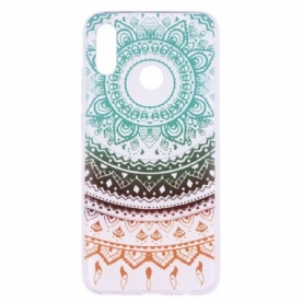 Telefoonhoesje voor Huawei P Smart 2019 / Honor 10 Lite Kleurrijke Zon Mandala