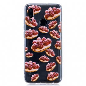Telefoonhoesje voor Huawei P Smart 2019 / Honor 10 Lite Transparante Taarten