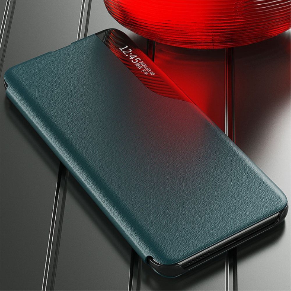 Bescherming Hoesje voor Xiaomi Redmi 9A Ledereffect