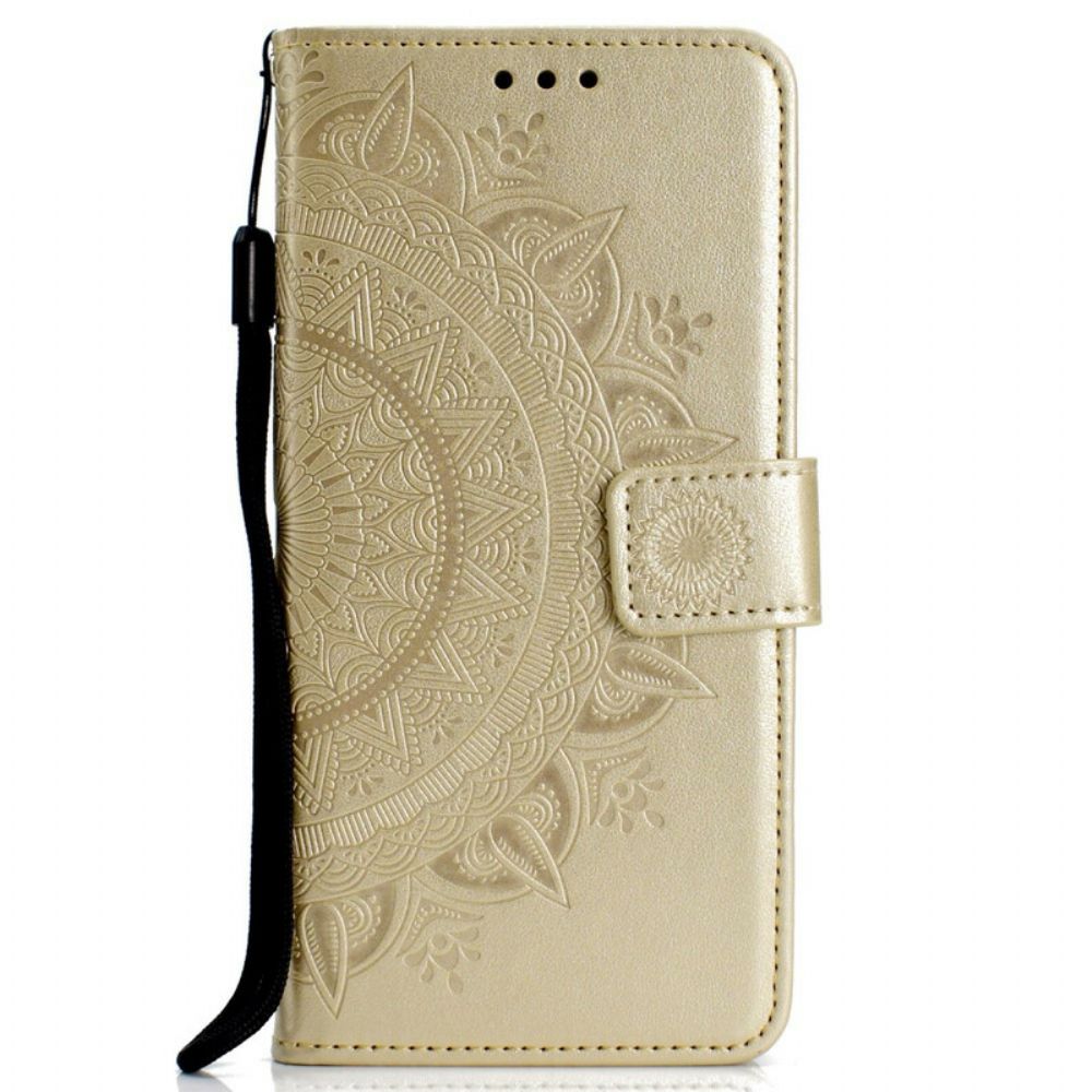 Folio-hoesje voor Xiaomi Redmi 9A Zon Mandala