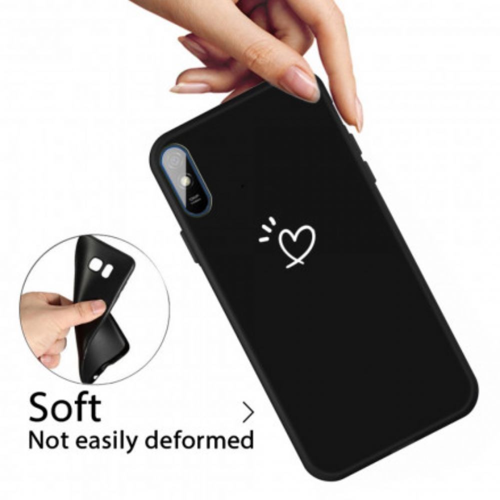 Hoesje voor Xiaomi Redmi 9A Kloppend Hart Siliconen
