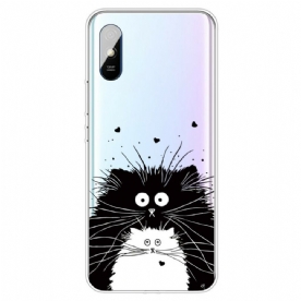 Telefoonhoesje voor Xiaomi Redmi 9A Kijk Naar De Katten