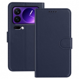 Bescherming Hoesje Xiaomi 17 Pro Effen Leerlook