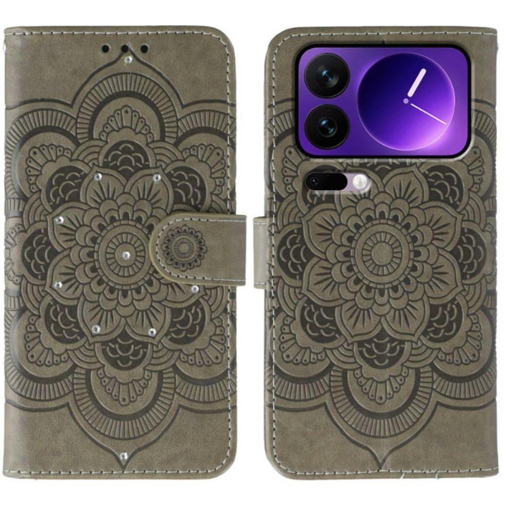 Bescherming Hoesje Xiaomi 17 Pro Mandala En Strass-steentjes