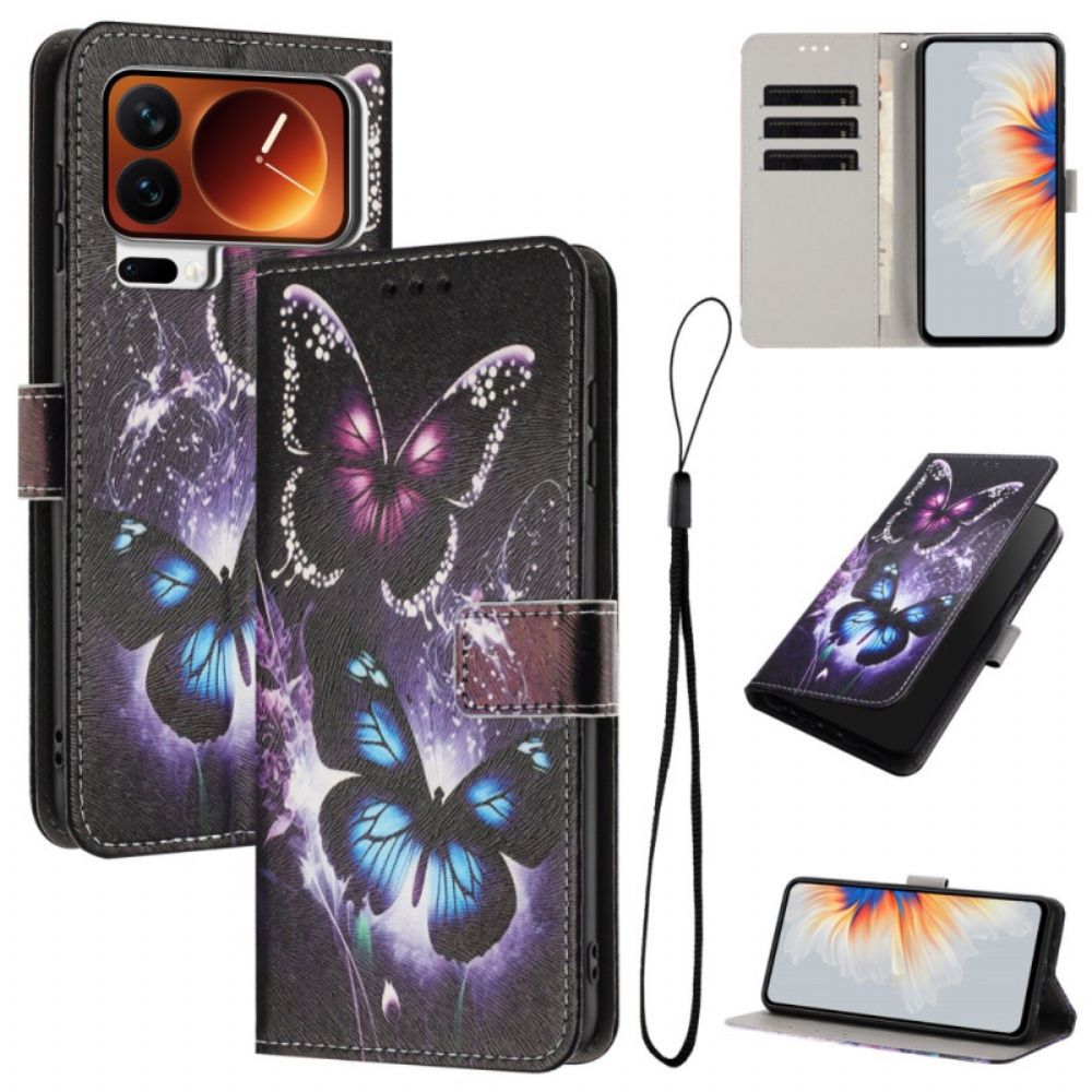 Bescherming Hoesje Xiaomi 17 Pro Twee Vlinders