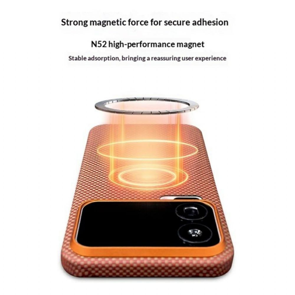 Case Hoesje Xiaomi 17 Pro Telefoonhoesje Magnetische Sluiting Van Aramidevezel