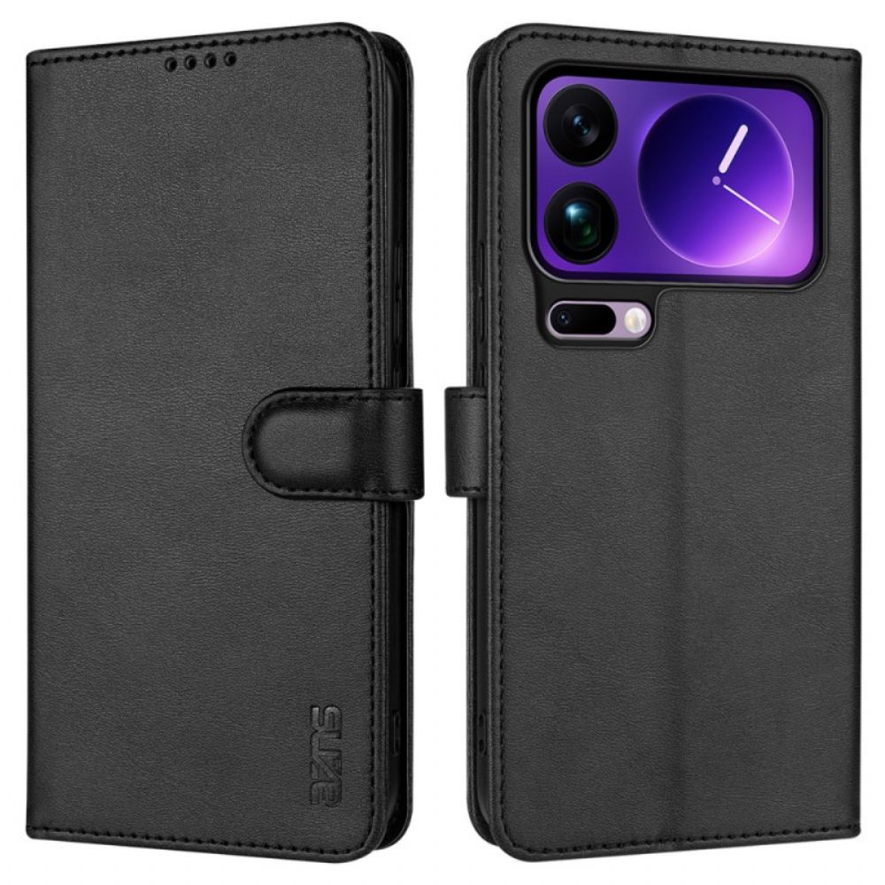 Flip Case Leren Xiaomi 17 Pro Azns Leerlook