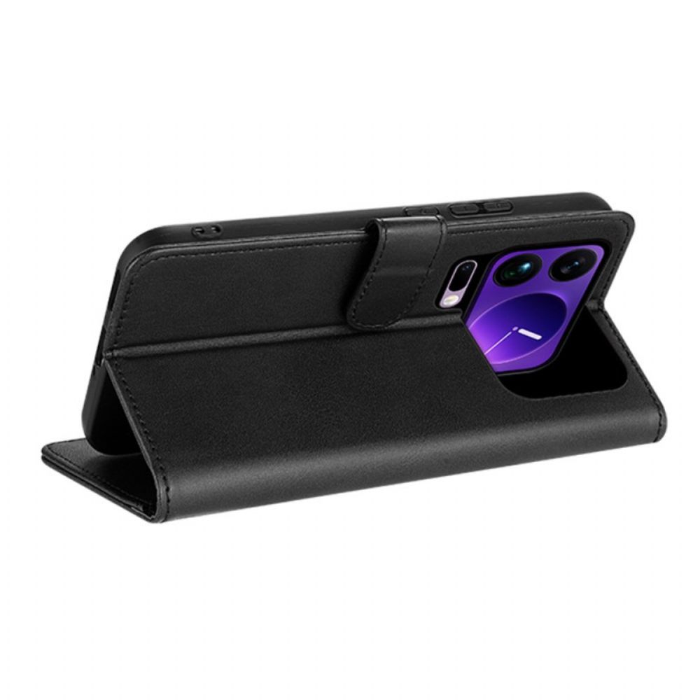 Flip Case Leren Xiaomi 17 Pro Azns Leerlook