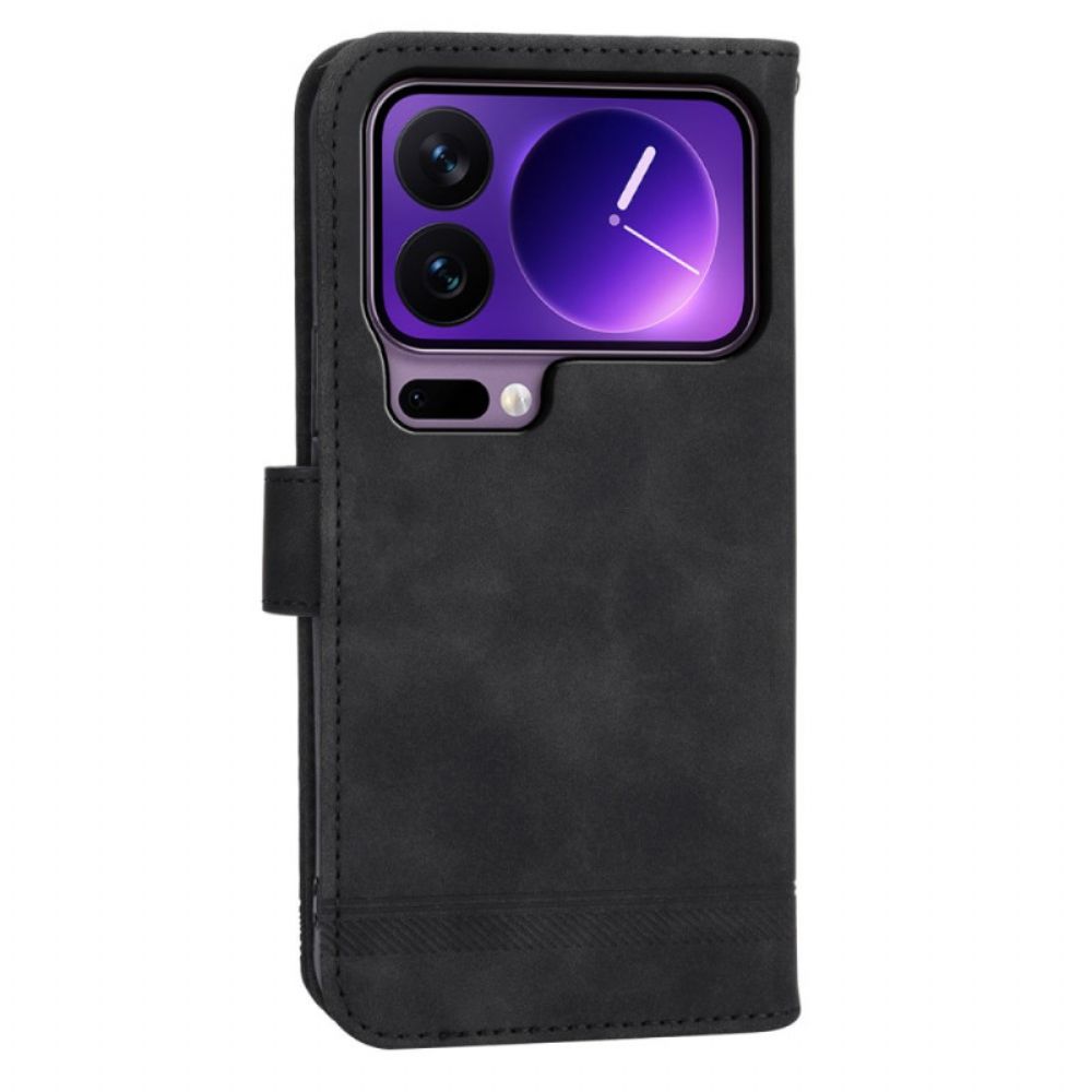 Flip Case Leren Xiaomi 17 Pro Dierfeng