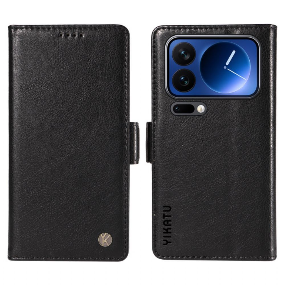 Flip Case Leren Xiaomi 17 Pro Yikatu