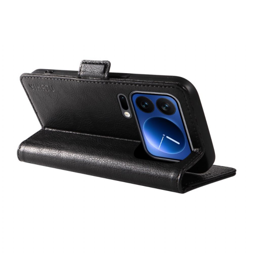 Flip Case Leren Xiaomi 17 Pro Yikatu